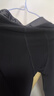卡尔美（KELME） 儿童紧身衣男女童透气长袖弹力打底衫足球训练服紧身裤健身套装 黑色【透气薄款-紧身裤3005】 140 CM 实拍图