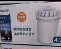 飞利浦（PHILIPS）家用滤水壶净水壶树脂复合滤芯WP3904（适配滤水壶WP2802/WP2805/WP2806/WP2807/WP2808/WP4200） 【4支装】WP3904原装滤芯 实拍图