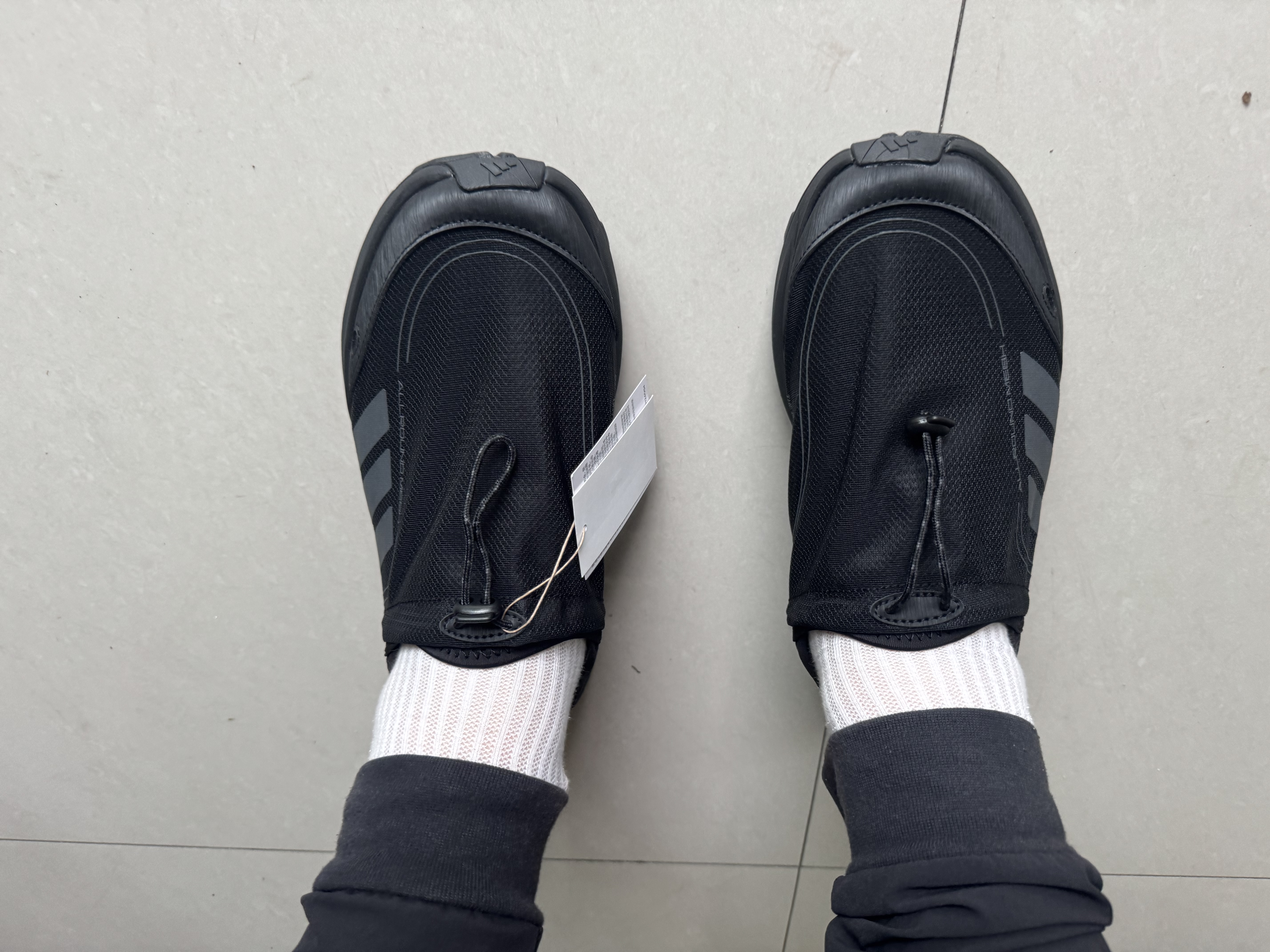 阿迪达斯（adidas）男鞋女鞋夏季户外徒步鞋网面透气一脚蹬运动休闲鞋  43 实拍图