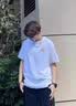 真维斯（Jeanswest）t恤男短袖潮流潮牌宽松纯棉夏季男士半袖男女重磅220g体恤衣服男R 面料升级220G-白（ZS金狮子） L 【推荐110-130斤左右】 实拍图