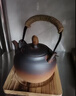 容山堂粗陶茶壶煮茶器茶具套装泡茶壶烧水壶电陶炉围炉煮茶碳炉酒精炉 粗陶提梁壶-祥云钮 780ml 实拍图