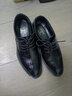蜻蜓牌男士皮鞋新款商务正装休闲鞋英伦新郎结婚格子男内增高鞋结婚鞋 黑色 41 实拍图