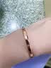丹尼尔惠灵顿（DanielWellington）[马思纯同款]dw手镯女 闪耀星辰玫瑰金大号开口手镯情侣款DW528 实拍图