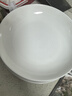 友来福陶瓷盘子菜盘家用简约白色釉下彩餐具餐盘碟子深盘套装8英寸4只 实拍图
