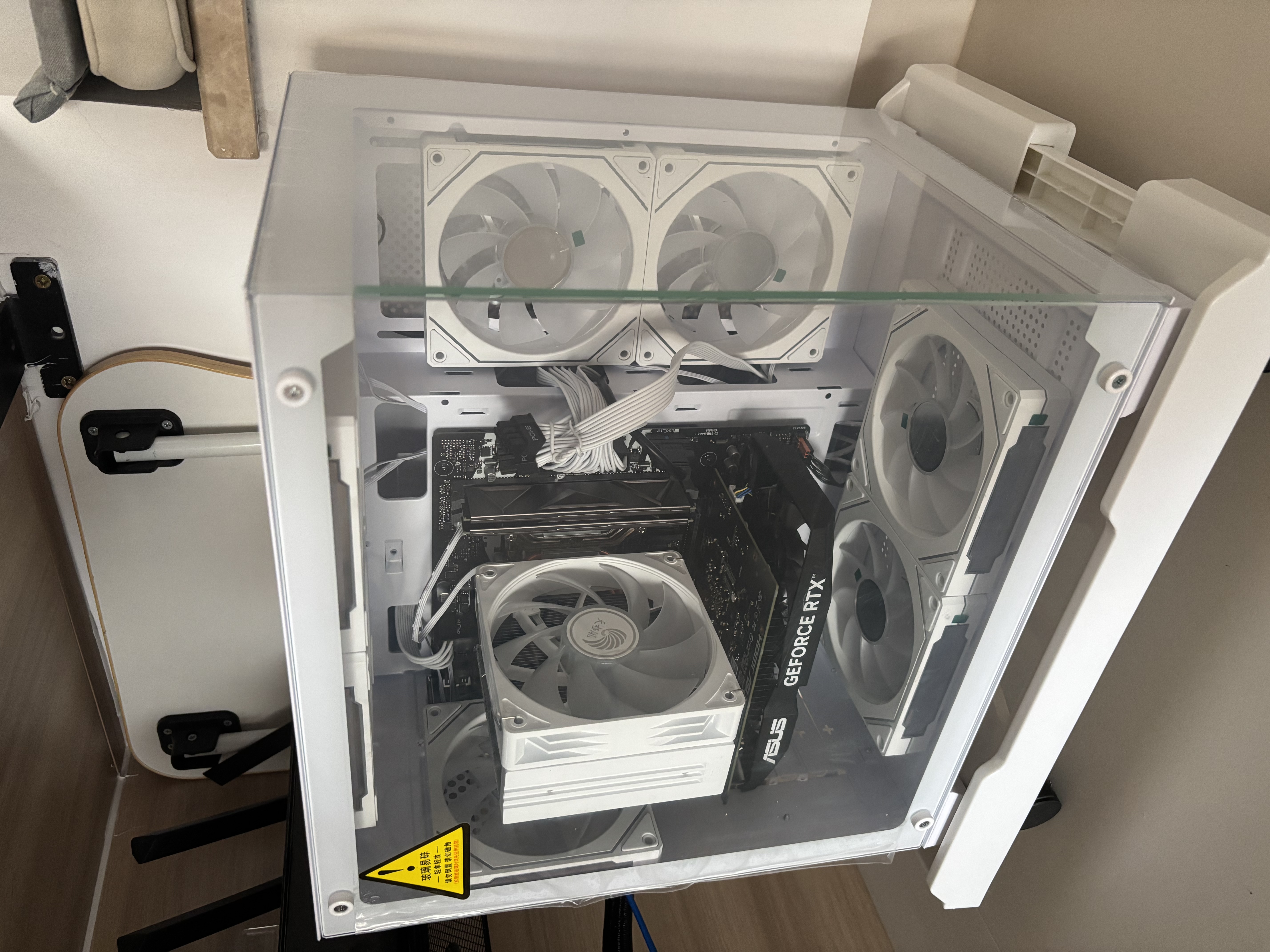 华硕全家桶RTX 5060 Ti/5060主机14600KF组装电脑主机迷你电竞游戏265KF全套台式机DIY整机白色海景房 13400TEF+华硕RTX 3050 福利版 实拍图