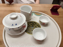 初伍茶盘家用办公会客国潮风茶具茶托盘圆型客厅陶瓷功夫茶台干泡盘 实拍图