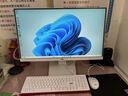AOC一体机电脑27英寸国家补贴15%大师5800 家用商用台式主机(13代N100 16G 512GB WiFi 键鼠套装)白 实拍图