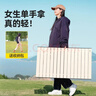原始人 户外折叠桌便携式露营桌子野餐桌椅套装野营用品装备蛋卷桌 加高加固120*60cm黑加长桌【赠加厚收纳包】 实拍图