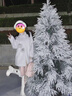 香影香芋紫翻领毛呢外套女2025冬季新款小个子宽松含羊毛斗篷大衣 紫色 XL 170/92A/125-140斤 实拍图
