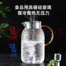 富光玻璃杯耐热玻璃凉水壶锤纹带把手大容量家用杯花茶杯子茶壶冷水壶 实拍图