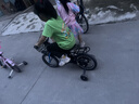 奥仕龙 儿童自行车3-4-5-6-7-8岁小孩单车宝宝脚踏单车男女孩小学生童车 【升级款蓝】旗舰版+加宽闪光轮 14寸 适合90-110cm 实拍图