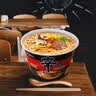农心辛拉面Black 豚骨风味方便面碗面101g*16夜宵泡面拉面 实拍图