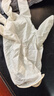 爱马斯（AMMEX）一次性手套乳胶手套100只中码高弹餐饮家用清洁洗碗防水橡胶手套 实拍图