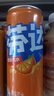 可口可乐（Coca-Cola）芬达Fanta 橙味汽水摩登罐碳酸饮料330ml*24罐 包装随机发 实拍图