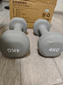 Keep哑铃女士健身家用彩色浸塑环保手铃亚铃全身塑形浅绿1.5kg*2 实拍图