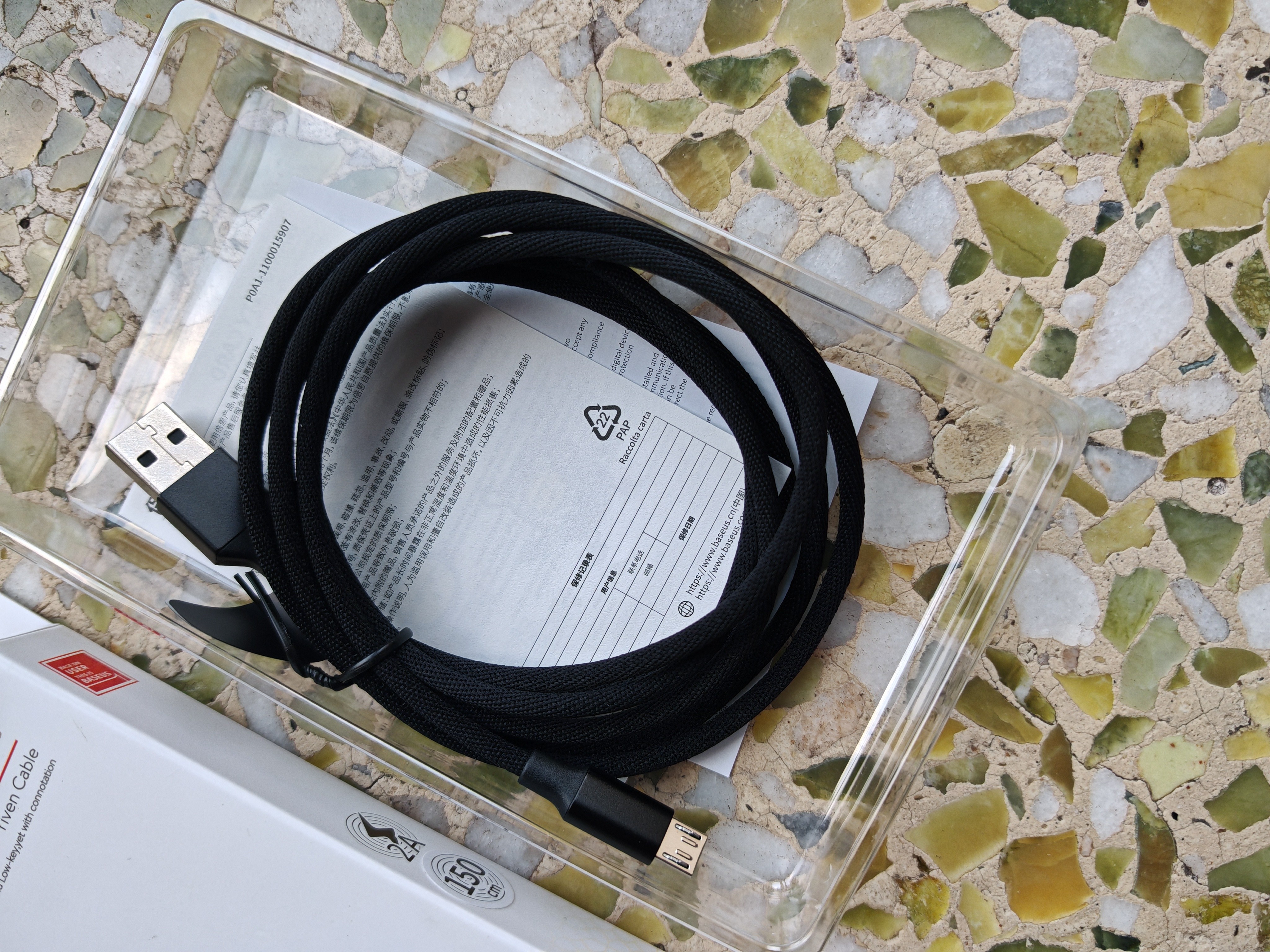 倍思安卓数据线MicroUSB充电线2A充电器快充电源线通用华为/小米vivo荣耀oppo手机小风扇充电宝1.5米 实拍图