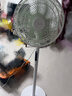 美的（Midea）【幸运草安睡1S】一级能效直流变频声控电风扇家用遥控卧室静音落地扇台式桌面抗菌大风力转页扇 实拍图