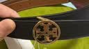 Tory Burch 汤丽柏琦【12期免息】 MILLER金属皮带腰带TB 138935 黑色/金色 001 S  (930mm*25mm) 实拍图