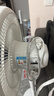 美的（Midea）【品质推荐】七叶轻音柔风电风扇/家用省电落地扇/台式电扇/广角摇头节能宿舍小型风扇 SAE35CA 实拍图