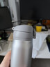 京东京造316L不锈钢保温杯弹盖速开温保冷水杯纯钛茶隔500ml金属灰 实拍图