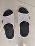 361°拖鞋男女AG运动凉鞋软弹耐磨居家防滑运动拖鞋涉水情侣拖鞋沙滩鞋 羽毛白/乌黑色【男】 46 实拍图