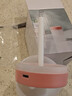 加湿器家用空气加湿器净化器空调房加湿器usb便携式办公学生宿舍补水孕妇婴儿卧室生日礼物女 【升级款】樱花粉-氛围暖灯 实拍图