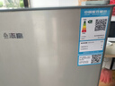 志高（CHIGO）【送货上门】 小冰箱双门小型电冰箱 家用小冰箱双开门冰箱宿舍租房办公室冷藏冷冻迷你节能冰箱 128L银色双门【一级能效】上冷冻下冷藏 实拍图