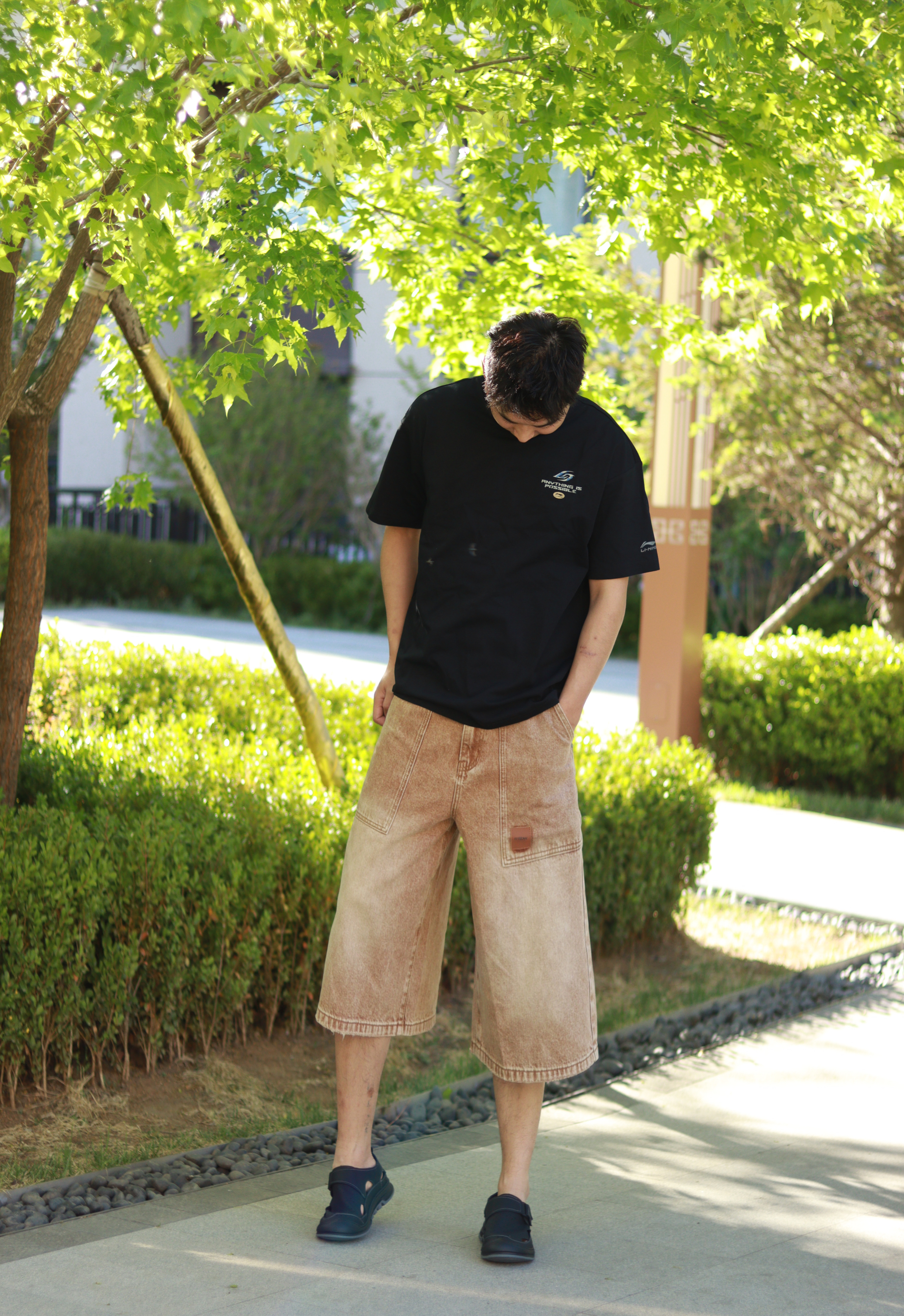 李宁冰棒T短袖男女同款夏季休闲舒适吸湿排汗文化衫运动上衣ATSW257 实拍图