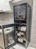 康宝（Canbo）消毒柜家用立式不锈钢大容量商用160L家庭餐具烘干紫外线双门二星消毒碗柜【政府补贴】XDZ160-D1 实拍图