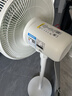 美的（Midea）【幸运草安睡1S】一级能效直流变频声控电风扇家用遥控卧室静音落地扇台式桌面抗菌大风力转页扇 实拍图