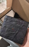 个乐经典羊皮短款钱包手工真皮多卡位卡夹卡包情侣礼物 经典黑（小男孩） 实拍图
