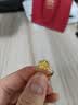 周大福爆闪小方糖黄金戒指女18号约3.5g F233239生日礼物 实拍图