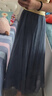 丝柏舍纯色垂感大摆半身裙2026春装新款女不规则飘逸仙女长裙 实拍图