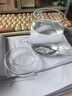 物生物（RELEA）玻璃杯男女士茶水分离杯耐高温办公泡茶杯带把高硼硅水杯花茶杯子 实拍图