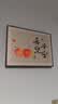 电表箱装饰画免打孔现代简约客厅餐厅挂画总开关电闸盒遮挡配电箱 喜乐平安 40*30遮挡30*20 上掀款-无液压杆 实拍图
