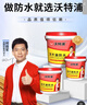 沃特浦防水涂料屋顶补漏王材料耐高温防晒平房外墙楼顶防漏房顶漏水胶 【水泥色】买6斤送 6斤 送工具 实拍图