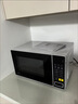 美的（Midea）微波炉烤箱一体机 小型家用平板易洁烧烤智能解冻20升微波炉  光波加热 钻石背板（M1-L201B） 实拍图