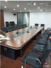 黎富办公家具大型会议桌长桌椭圆形培训桌圆角开会办公桌板式长方形公司简约会议室桌椅组合 柚木色 1.8*0.9米会议桌 实拍图