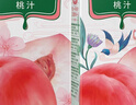 汇源100%桃汁果汁饮料1Lx5盒礼盒送礼宴请餐桌果蔬汁饮料聚餐畅享 实拍图