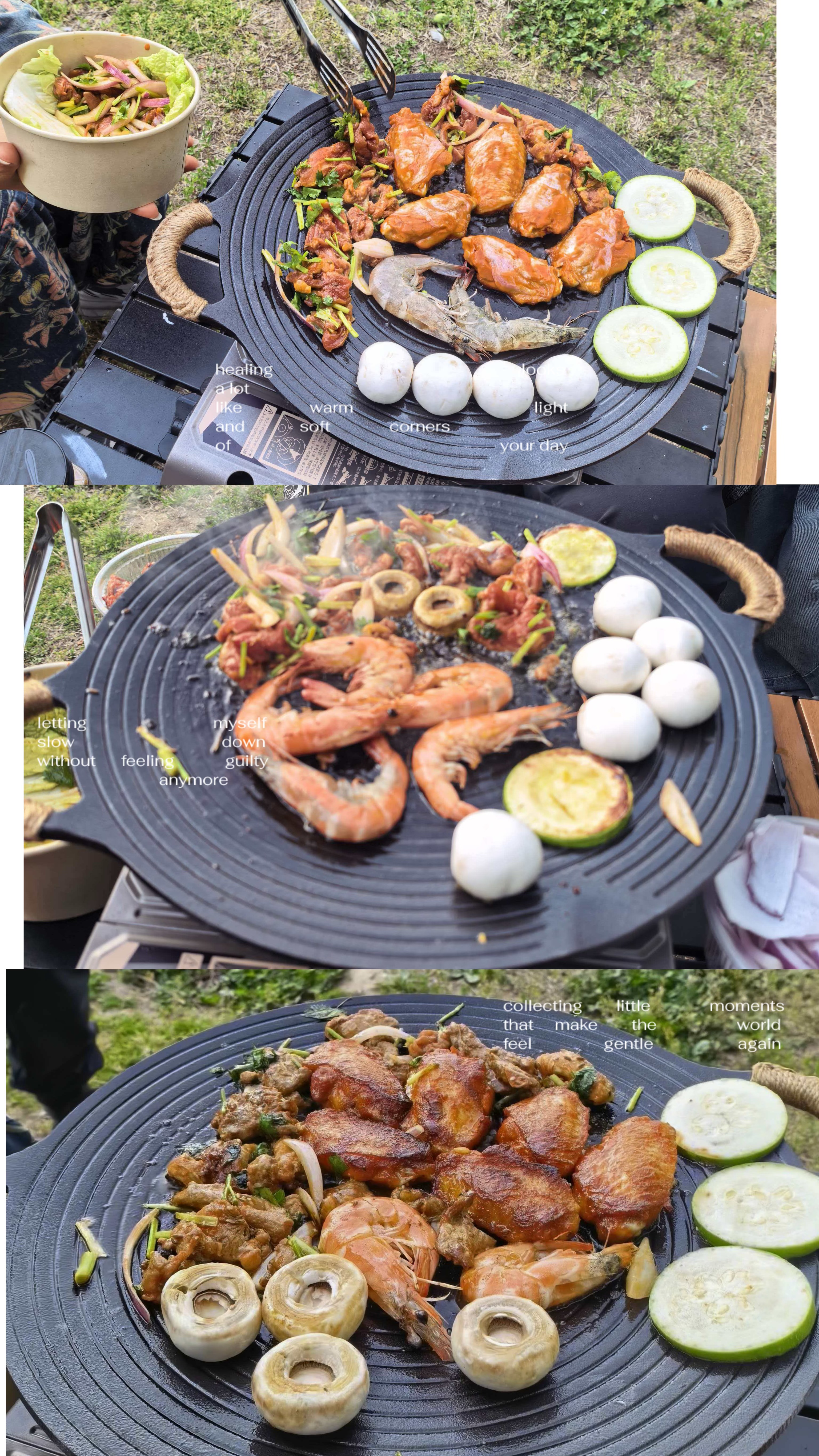 铁仕达（Telssida）铸铁烤盘户外卡式炉烤肉盘无涂层烤肉锅大号铁板烧不粘露营家用 实拍图