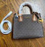MICHAEL KORS Mercer风琴包中号棕色手提单肩斜挎MK女包轻奢包包母亲节礼物 实拍图