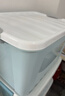 禧天龙家用收纳箱加厚衣物储物箱塑料箱大容量玩具整理箱 60L蓝色1个装 实拍图