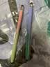 全新渐变合金触屏笔 手机电容笔平板iPad手写笔橡胶头适用苹果安卓小米通用绘画触屏笔 【芭乐粉】双拼色/柔顺手感 实拍图