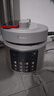 美的（Midea）【价保618】电压力锅蒸煮多功能一体高压锅0涂层电饭煲6L家用双胆6-8人智能开盖煮电饭锅MY-E6010G 实拍图