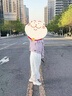 :CHOCOOLATE it法式高级感黑色A字裙女秋季穿搭蕾丝性感网纱半身裙 白色 均码 晒单实拍图