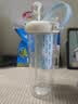 炊大皇水杯女吸管tritan大容量女生摇摇杯夏季杯子750ml（星空椰椰） 实拍图
