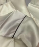 丝界真丝睡衣女100%桑蚕丝简约纯色情侣休闲家居服丝绸套装节日礼物 实拍图