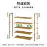 安尔雅楠竹简易鞋架门口多层家用鞋架子宿舍木质防尘鞋柜置物架 5层80cm 实拍图