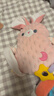 澳贝（auby）婴幼儿玩具豆豆绒小兔子毛绒安抚玩偶可入口水巾哄睡牙胶啃咬礼物 实拍图