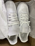 阿迪达斯（adidas）男女鞋板鞋夏季皮面防泼水小白鞋百搭运动休闲鞋 亮白 40 实拍图